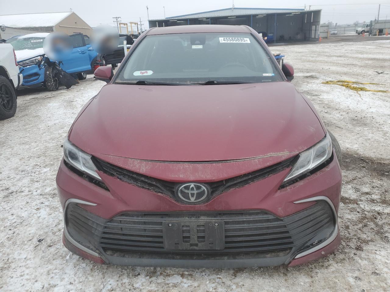 2022 Toyota Camry VIN 4T1C11AK8NU647063 Copart auction photo, front end / undercarriage damage thumbnail 5