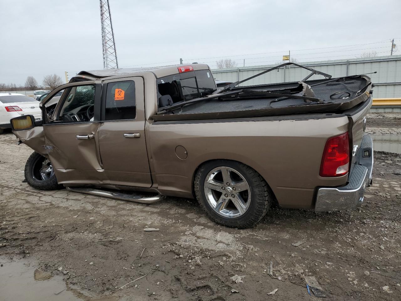 2010 Dodge RAM VIN 1D7RB1GT0AS165095 Copart auction photo, all over damage thumbnail 2