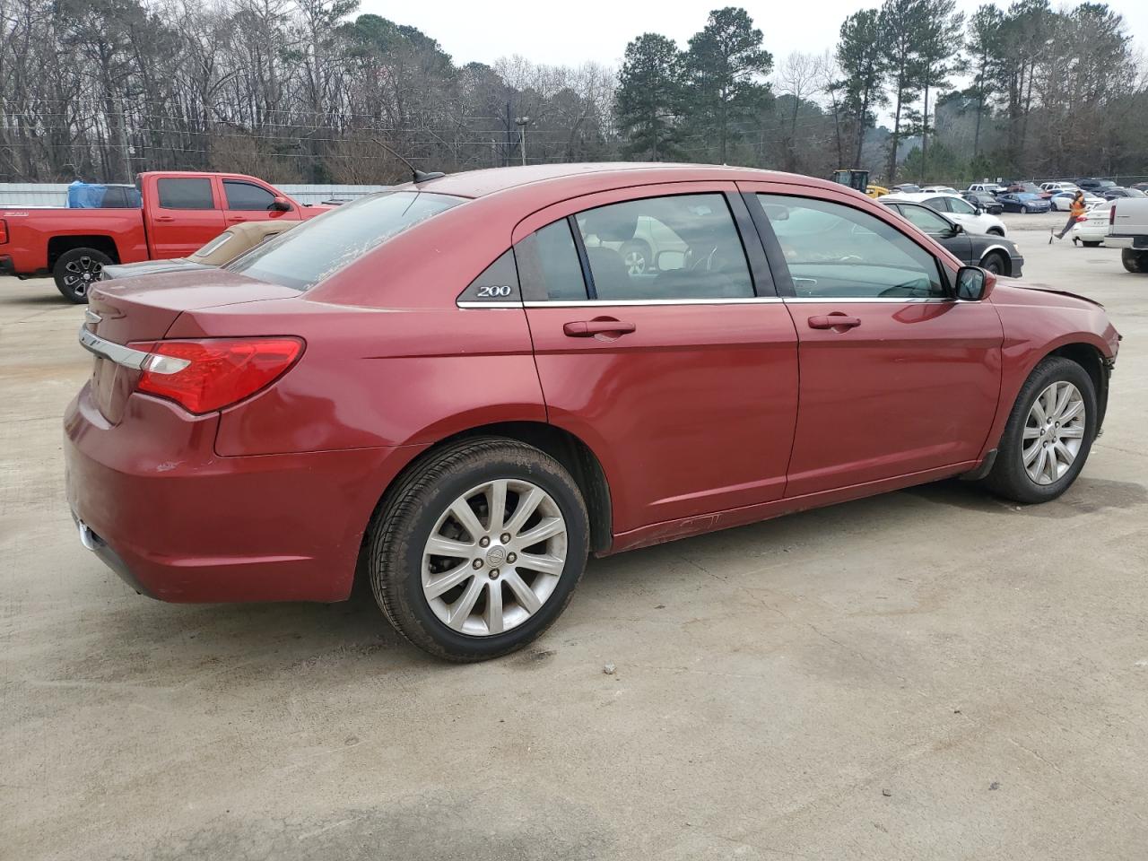 2013 Chrysler 200 VIN 1C3CCBBB1DN505430 Copart auction photo, front end damage thumbnail 3