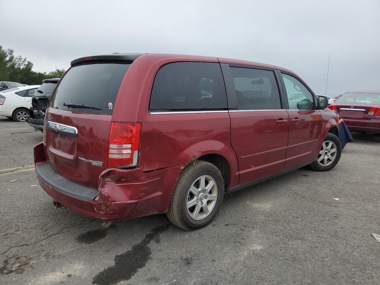 2010 Chrysler Town & Country VIN 2A4RR2D15AR365755 Copart auction photo, rear end / side damage thumbnail 3