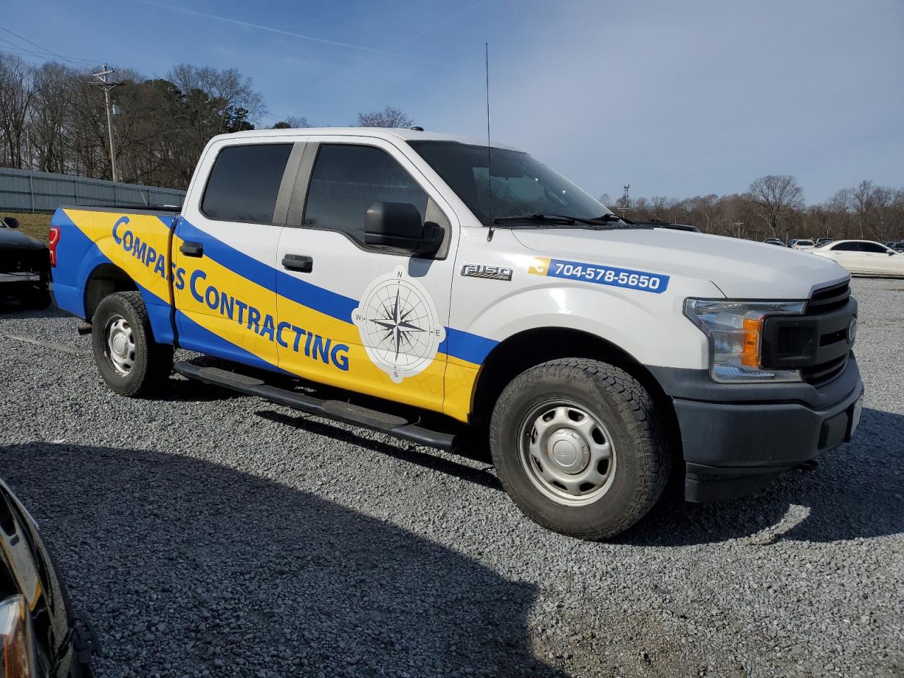 2018 Ford F-150 VIN 1FTEW1E55JKE49825 Copart auction photo, hail damage thumbnail 4