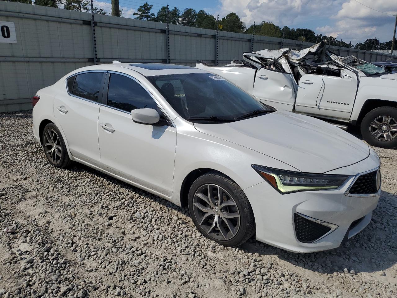 2020 Acura ILX VIN 19UDE2F72LA003887 Copart auction photo, water/flood damage thumbnail 4