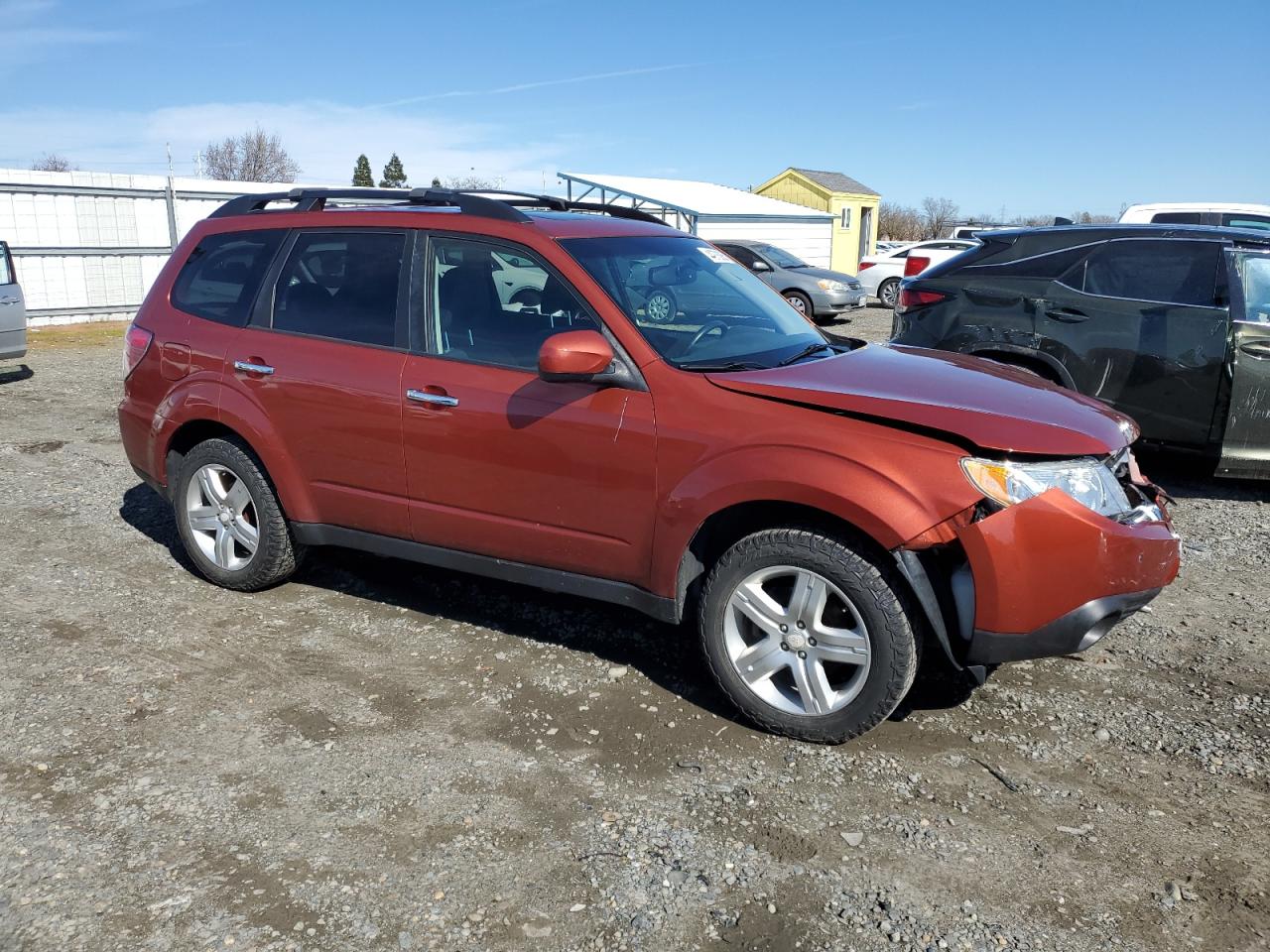 2010 Subaru Forester VIN JF2SH6DC9AH721611 Copart auction photo, front end damage thumbnail 4