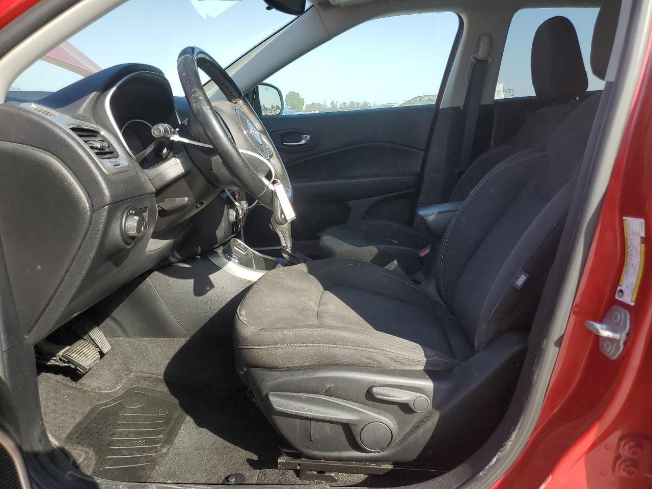 2018 Jeep Compass VIN 3C4NJCAB0JT137836 Copart auction photo, rear end damage thumbnail 7