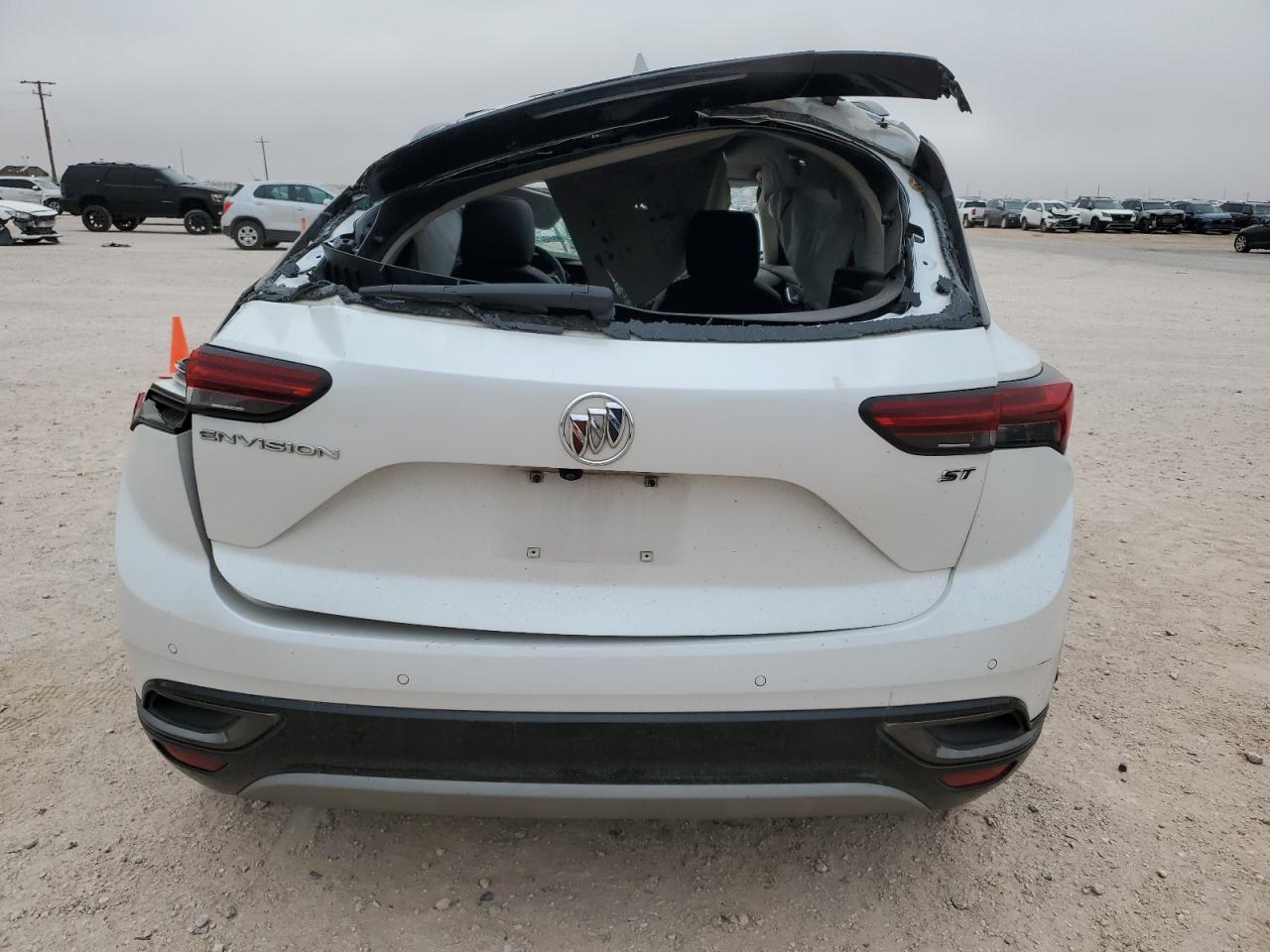 2023 Buick Envision VIN LRBFZNR47PD067022 Copart auction photo, rollover damage thumbnail 6