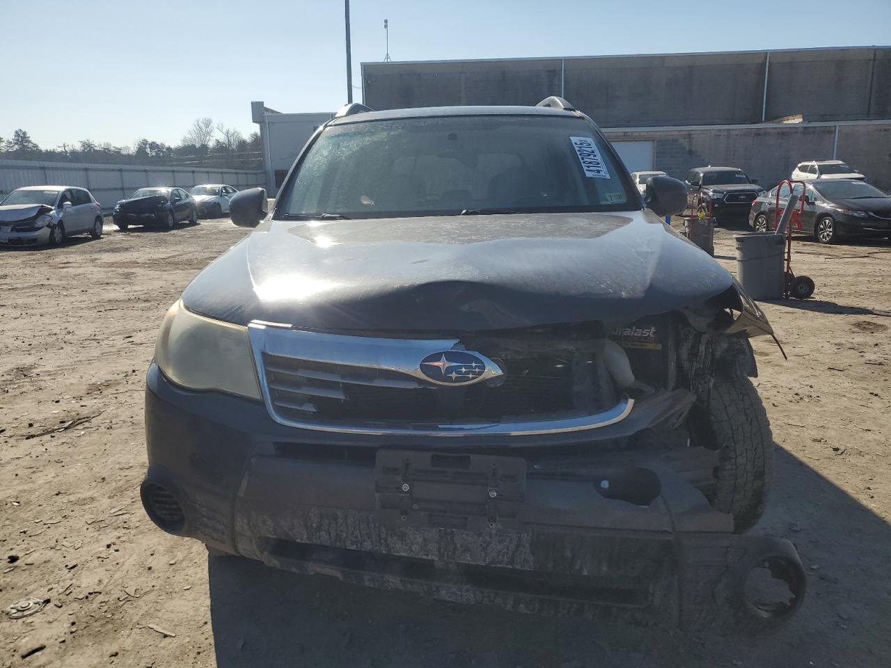 2010 Subaru Forester VIN JF2SH6CC7AH773367 Copart auction photo, front end / side damage thumbnail 5