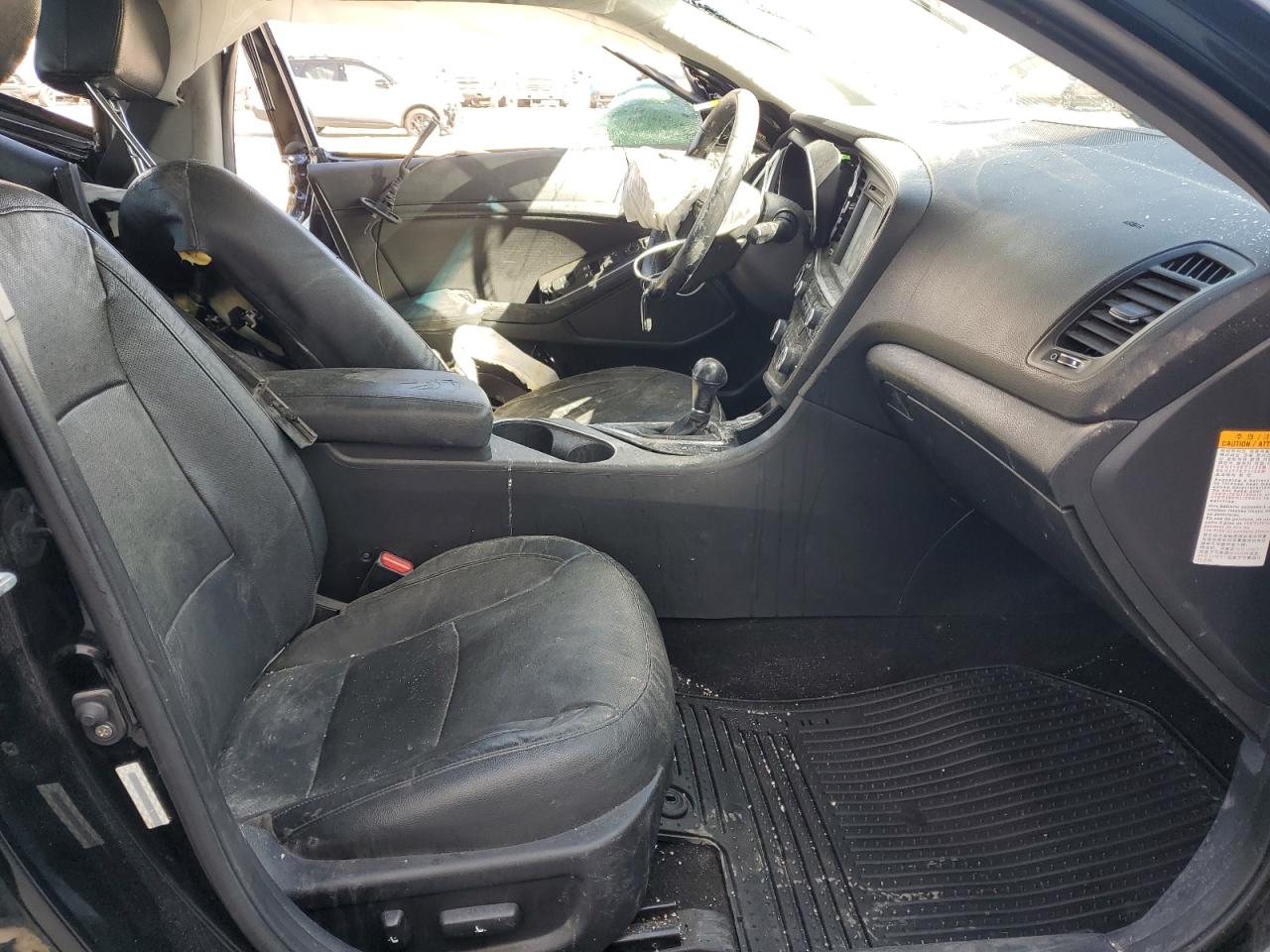 2014 KIA Optima VIN KNAGN4ADXE5068211 Copart auction photo, side / all over damage thumbnail 7