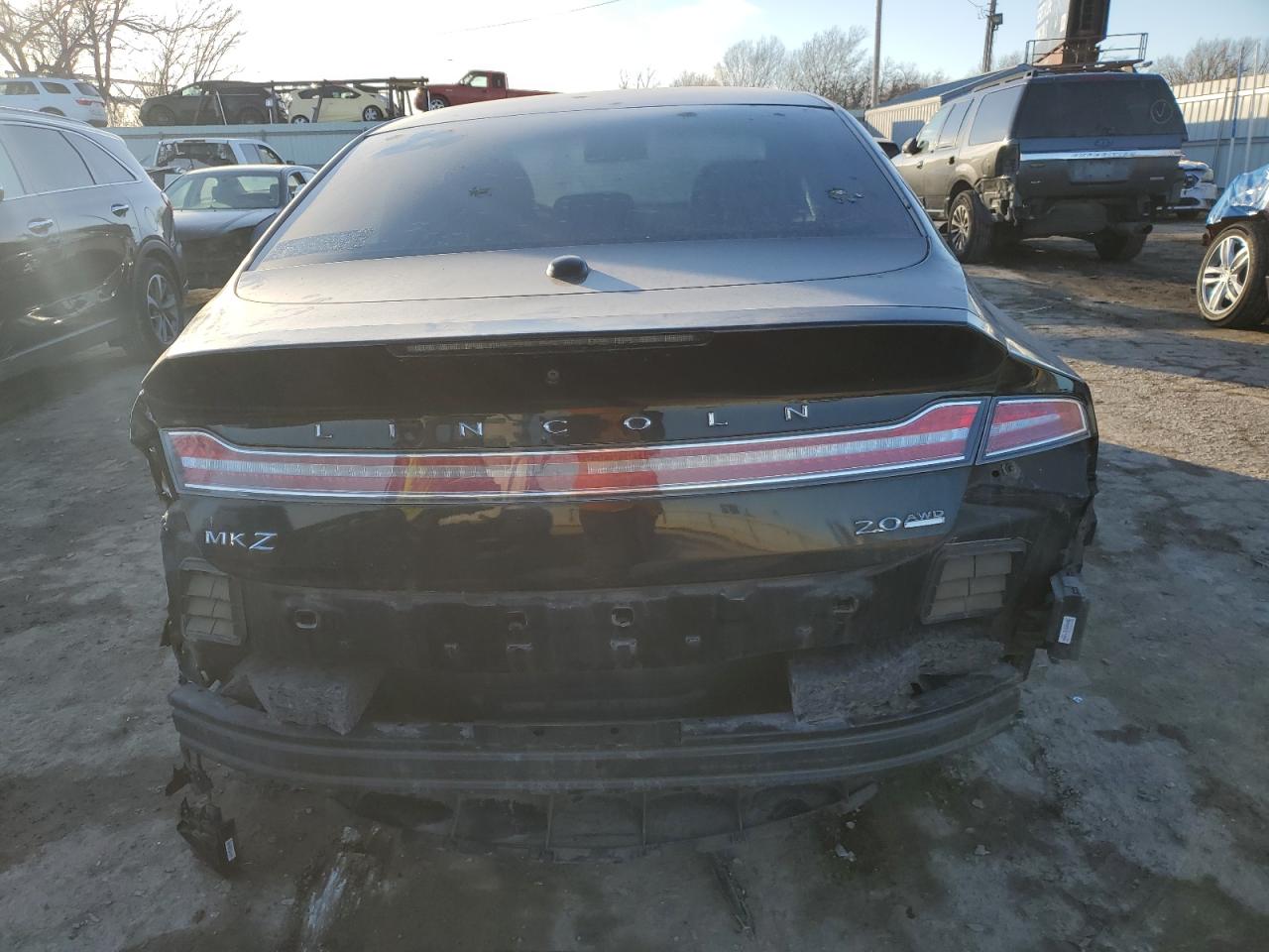 2013 Lincoln MKZ VIN 3LN6L2J97DR816795 Copart auction photo, rear end / side damage thumbnail 6