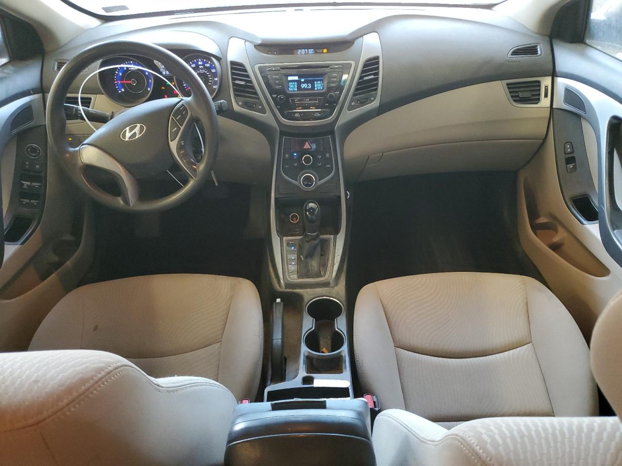 2015 Hyundai Elantra VIN KMHDH4AE3FU354023 Copart auction photo, rear end damage thumbnail 8