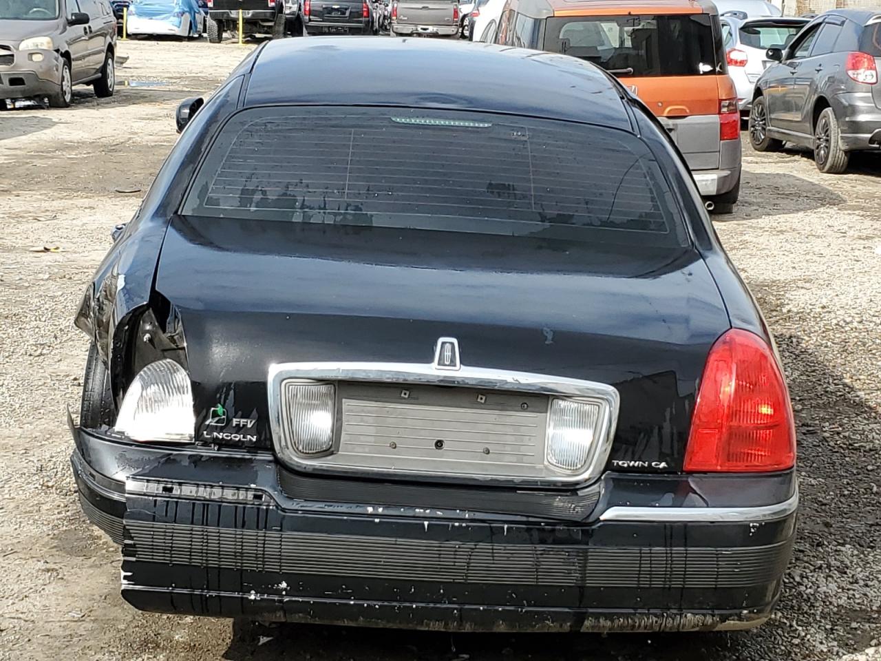 2011 Lincoln Town Car VIN 2LNBL8EV3BX763195 Copart auction photo, rear end / side damage thumbnail 6