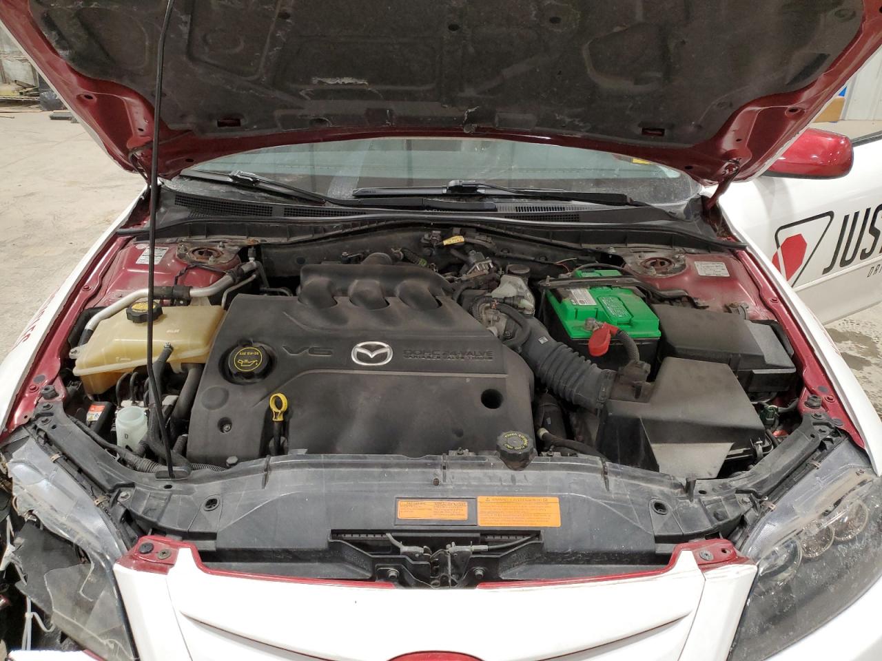 2007 Mazda 6 VIN 1YVHP81D075M16894 Copart auction photo, front end damage thumbnail 11