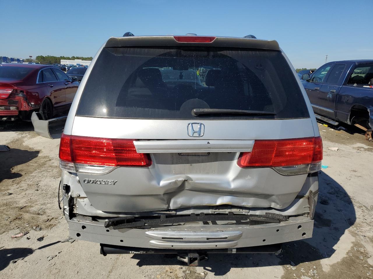 2010 Honda Odyssey VIN 5FNRL3H6XAB083321 Copart auction photo, rear end damage thumbnail 6