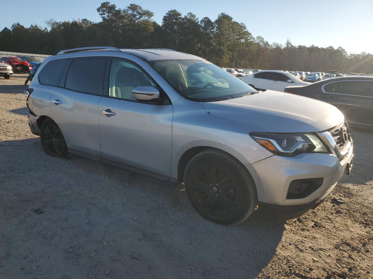 2018 Nissan Pathfinder VIN 5N1DR2MM9JC654023 Copart auction photo, rear end damage thumbnail 4