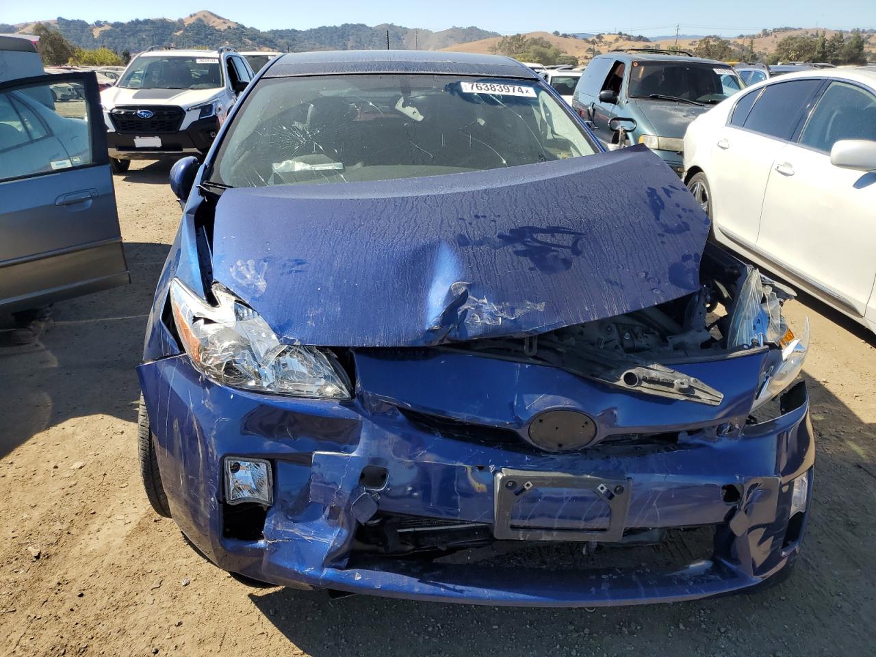 2010 Toyota Prius VIN JTDKN3DUXA0220952 Copart auction photo, front end damage thumbnail 5