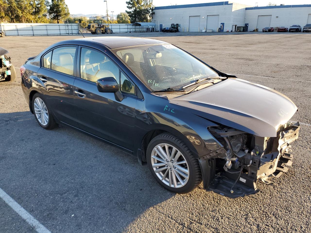 2013 Subaru Impreza VIN JF1GJAH64DH006424 Copart auction photo, front end damage thumbnail 4