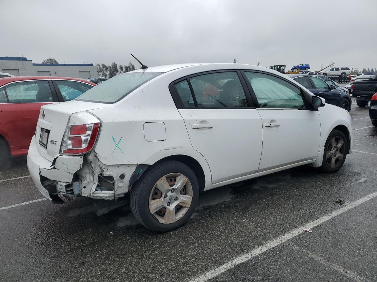 2007 Nissan Sentra VIN 3N1AB61E17L623445 Copart auction photo, rear end / front end damage thumbnail 3