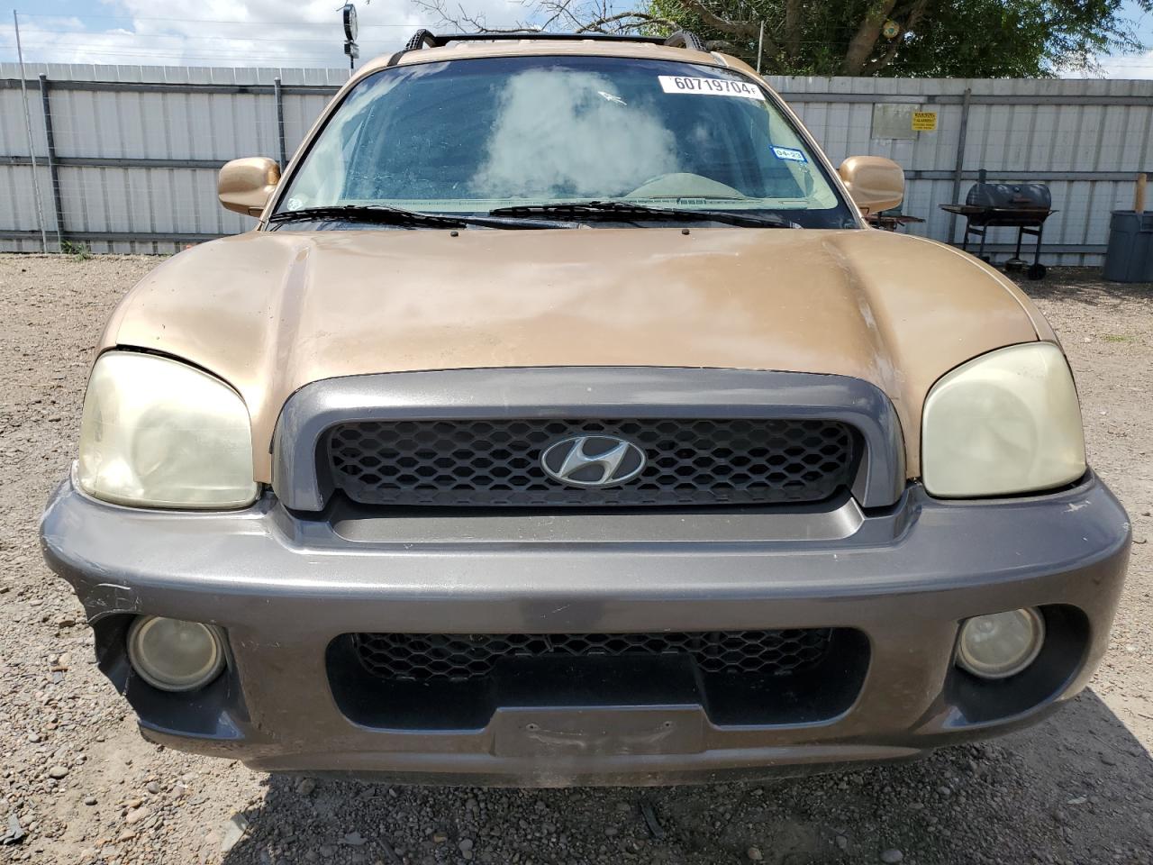 2004 Hyundai Santa Fe VIN KM8SC13D64U638588 Copart auction photo, all over / undercarriage damage thumbnail 5