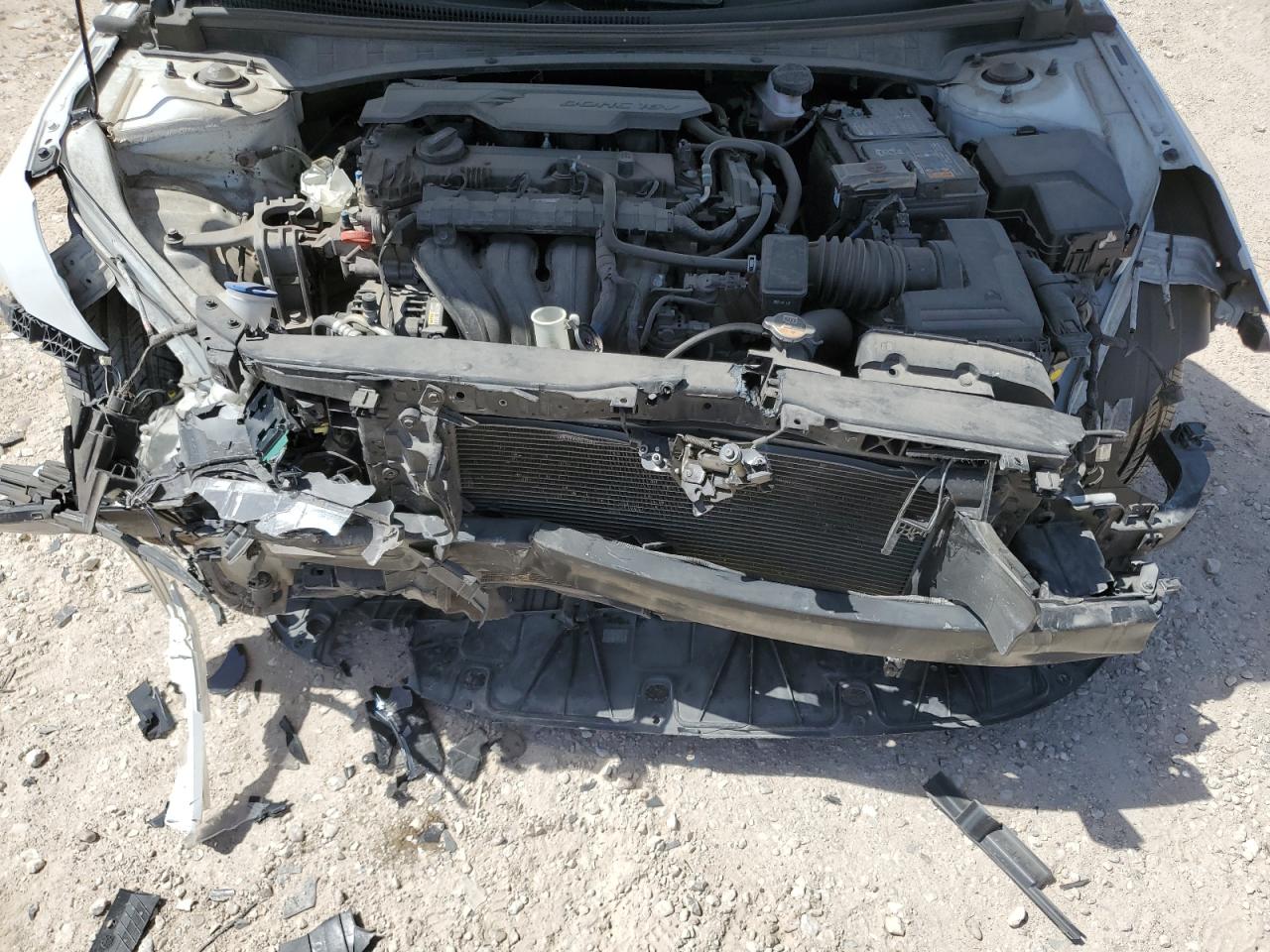 2021 Hyundai Elantra VIN 5NPLL4AG1MH041642 Copart auction photo, front end damage thumbnail 12