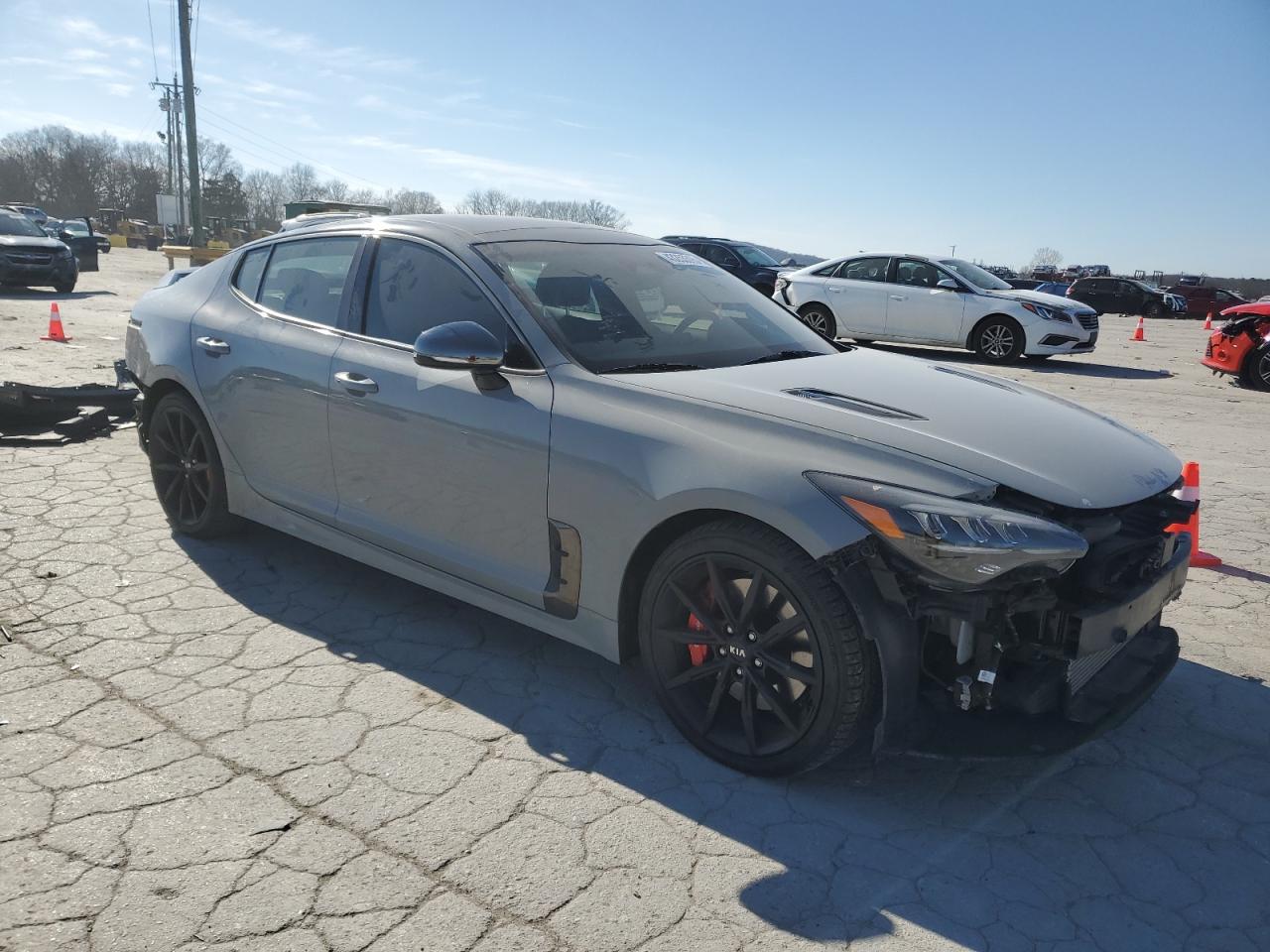 2022 KIA Stinger VIN KNAE45LC7N6110137 Copart auction photo, all over damage thumbnail 4