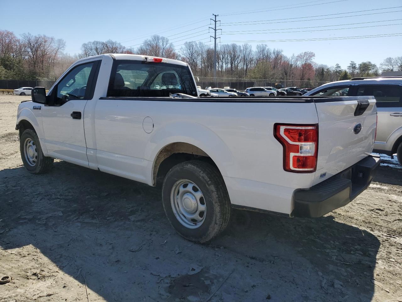 2018 Ford F-150 VIN 1FTMF1CBXJKE43376 Copart auction photo, front end / undercarriage damage thumbnail 2