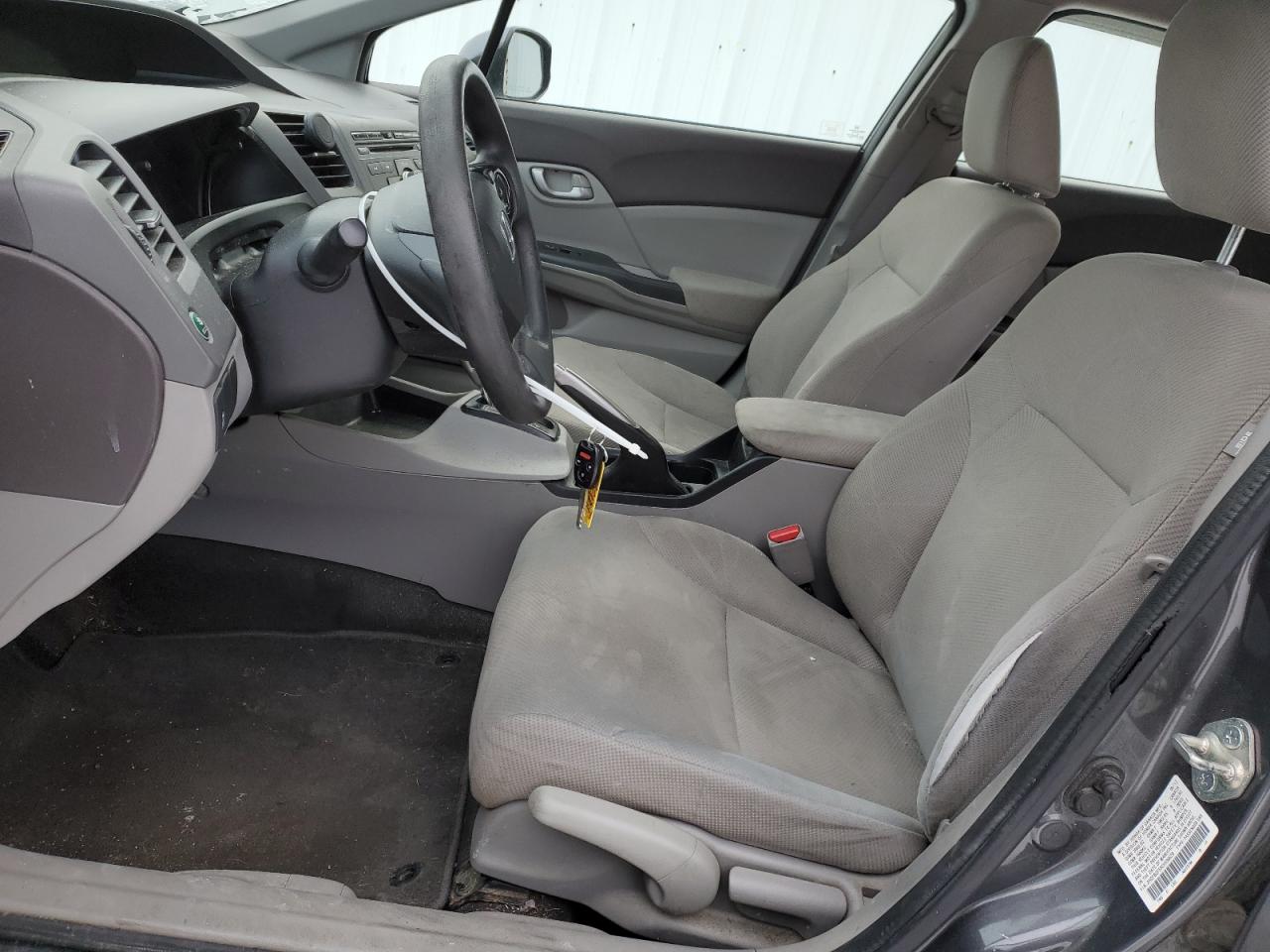 2012 Honda Civic VIN 2HGFB2F55CH596629 Copart auction photo, rear end / minor dent/scratches damage thumbnail 7