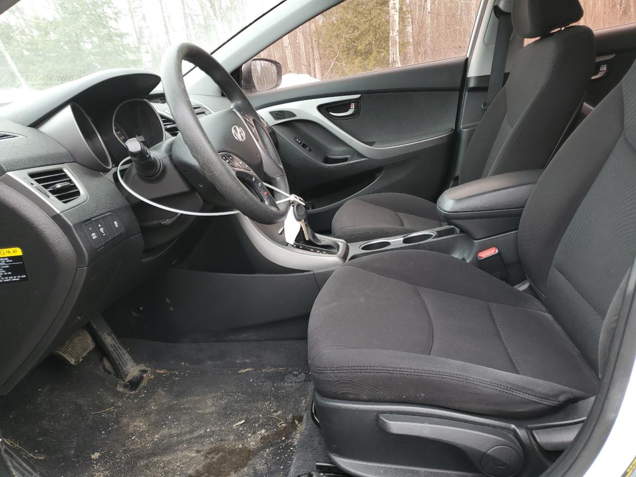 2016 Hyundai Elantra VIN KMHDH4AE6GU628672 Copart auction photo, rear end / front end damage thumbnail 7