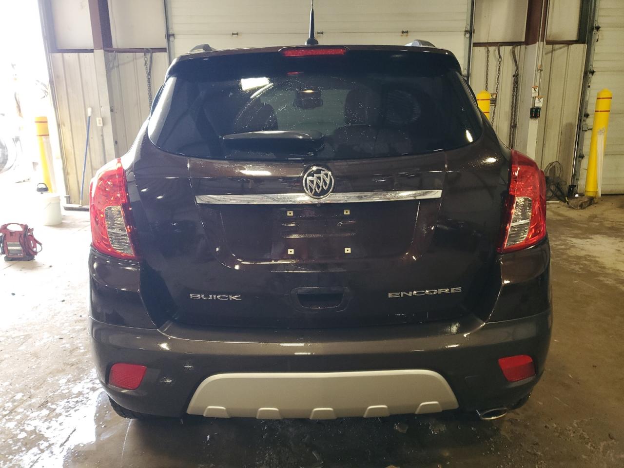 2014 Buick Encore VIN KL4CJBSB8EB749722 Copart auction photo, side / front end damage thumbnail 6