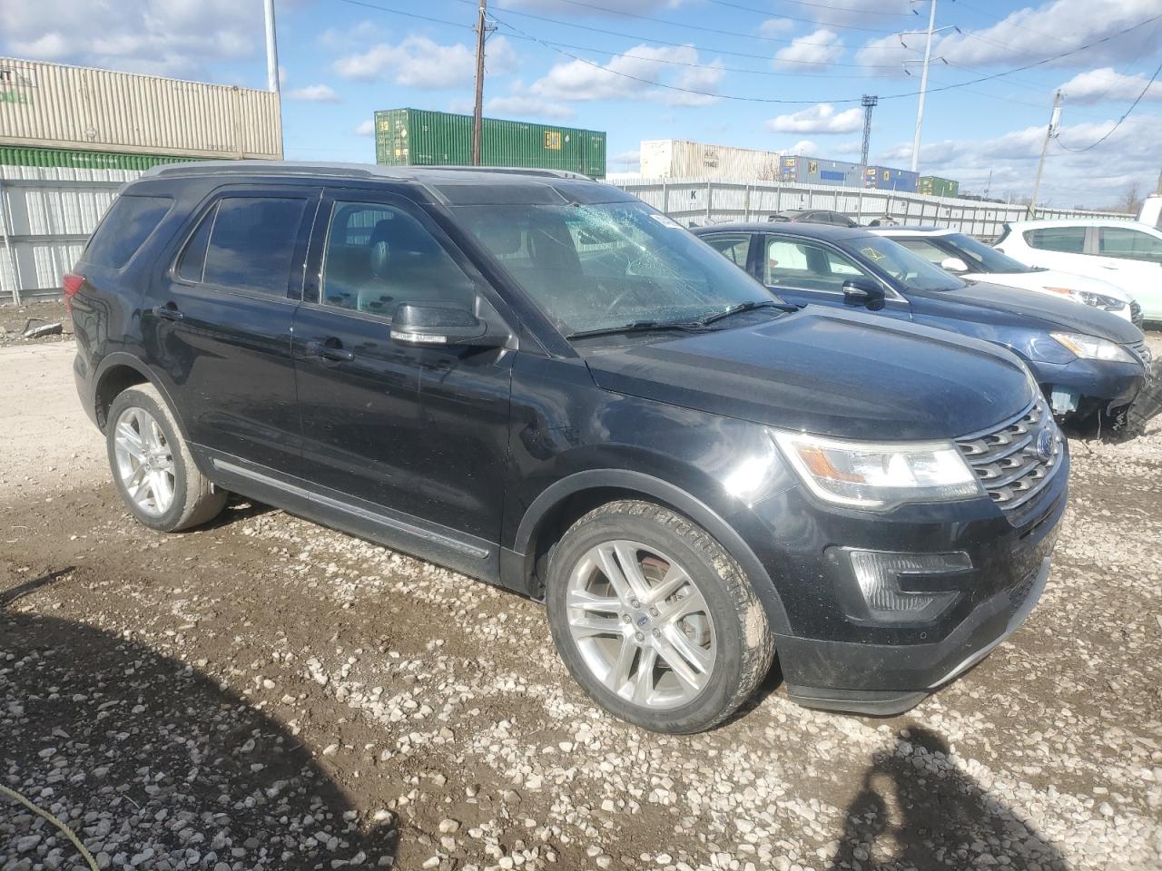 2016 Ford Explorer VIN 1FM5K8D86GGA02797 Copart auction photo, top/roof damage thumbnail 4