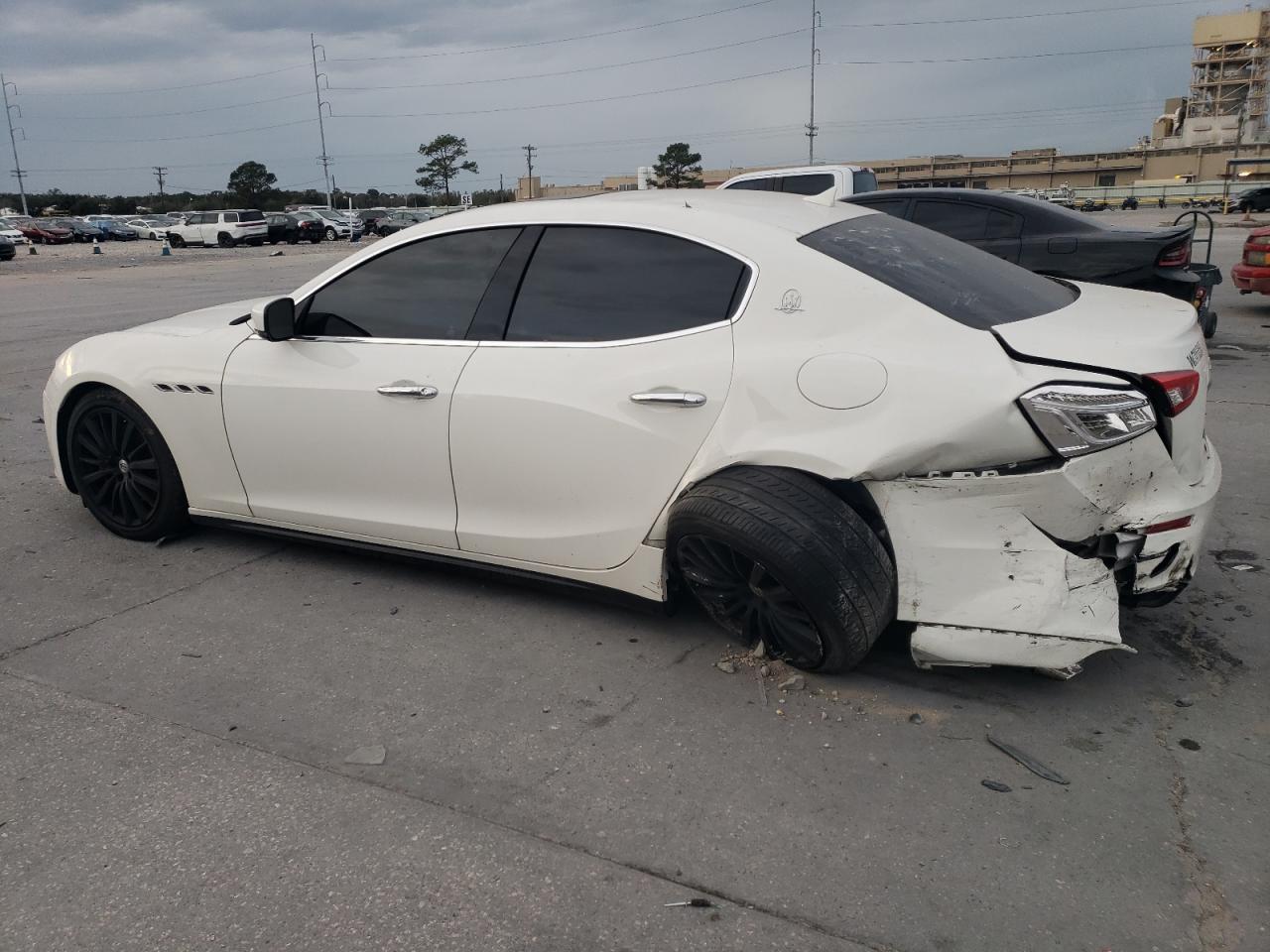 2016 Maserati Ghibli VIN ZAM57XSA6G1172100 Copart auction photo, rear end damage thumbnail 2