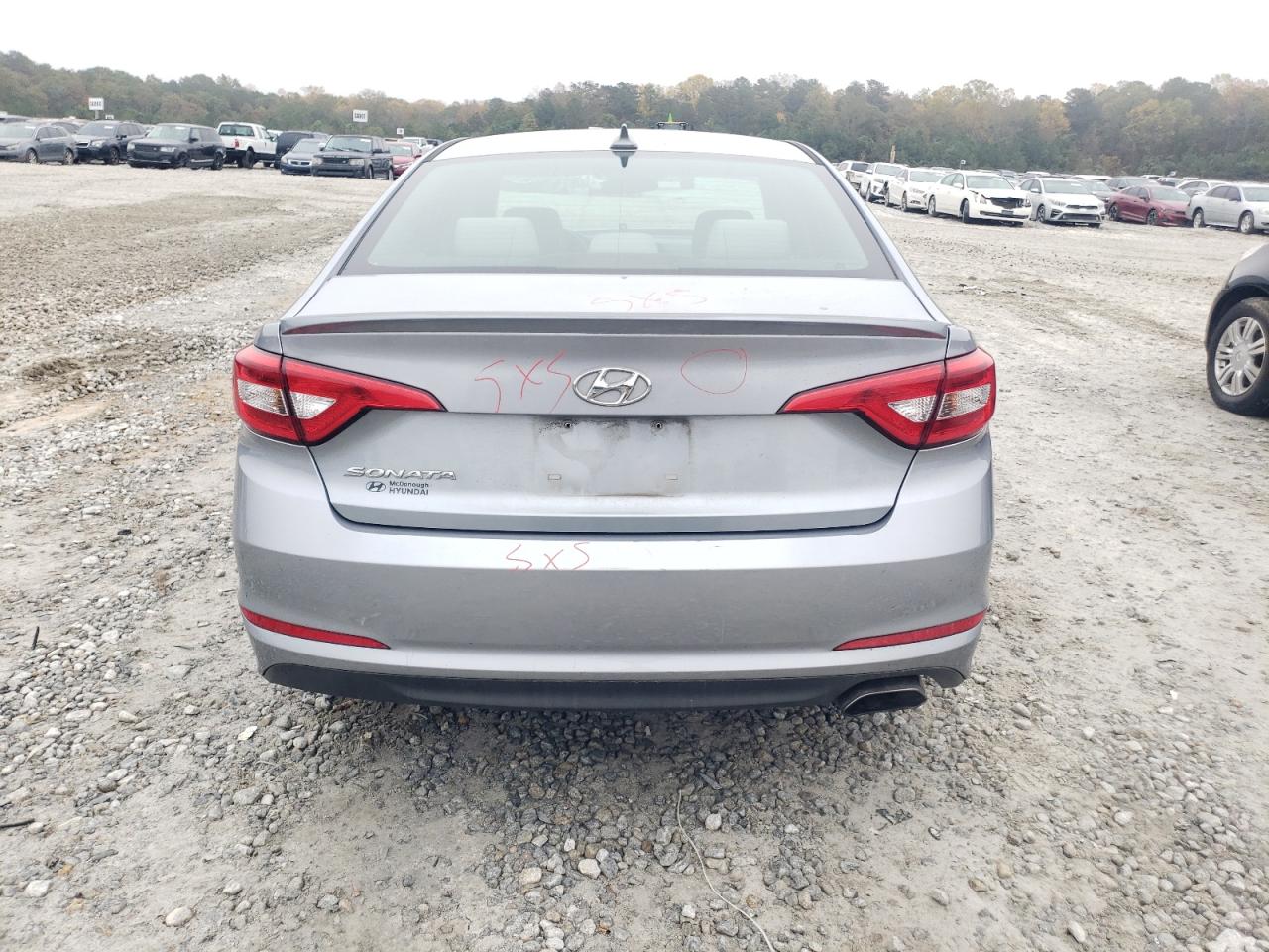2017 Hyundai Sonata VIN 5NPE24AF6HH576653 Copart auction photo, front end / minor dent/scratches damage thumbnail 6