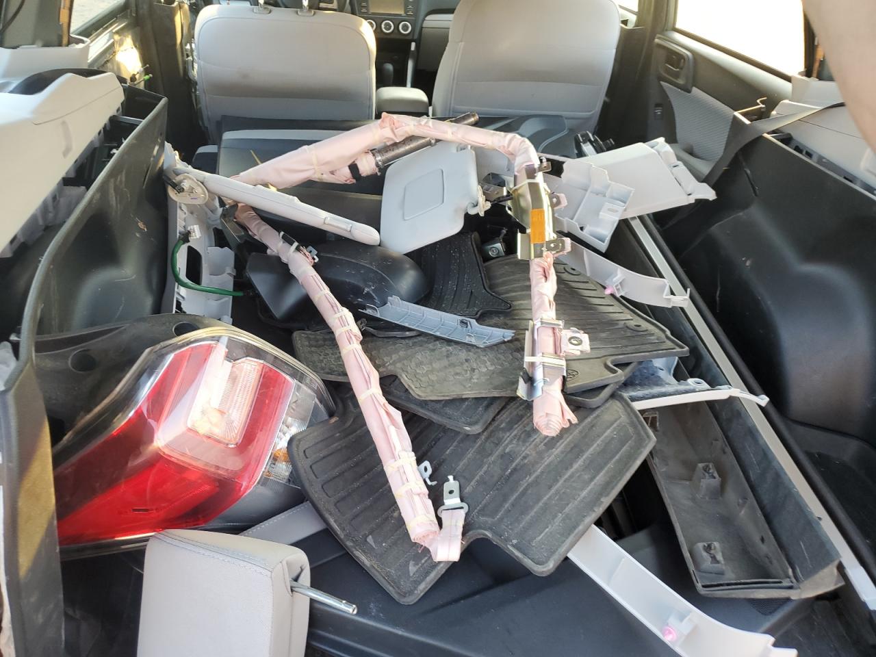 2018 Subaru Forester VIN JF2SJABC1JH572394 Copart auction photo, stripped damage thumbnail 14