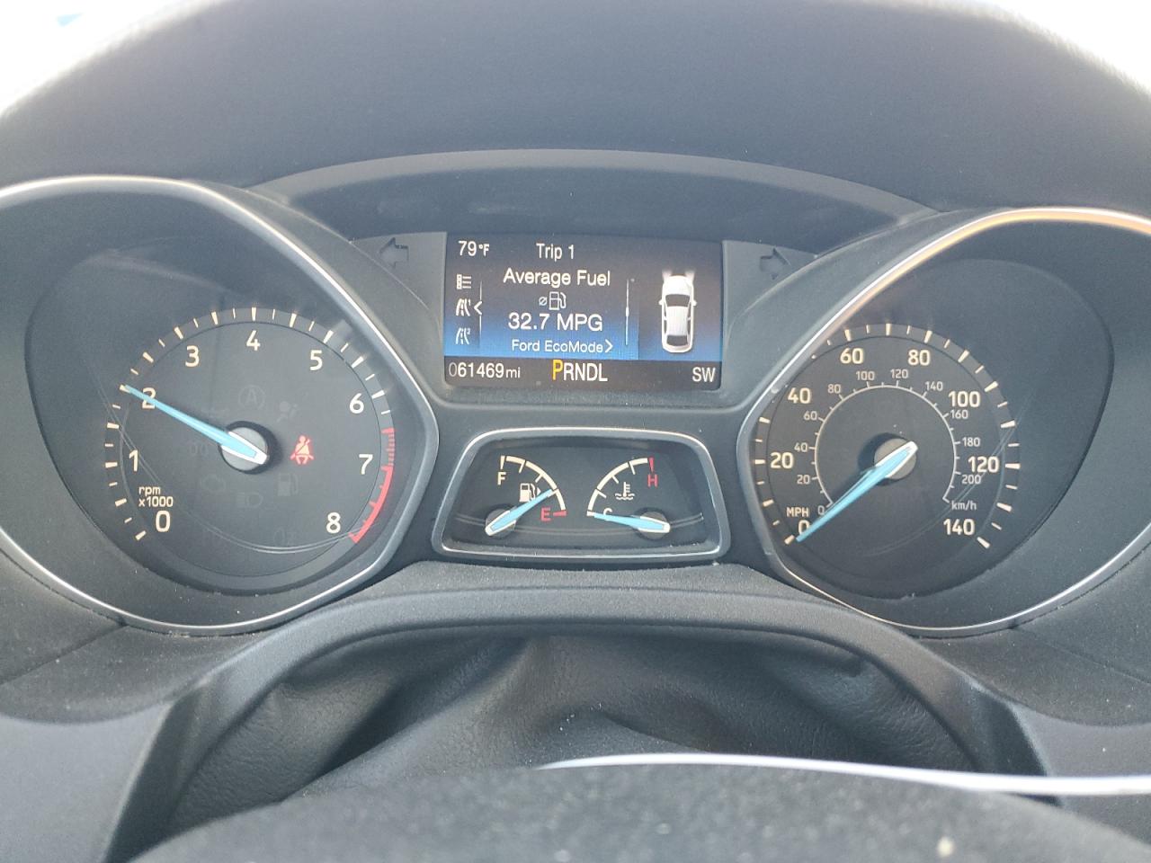 2017 Ford Focus VIN 1FADP3F2XHL266763 Copart auction photo, all over damage thumbnail 9
