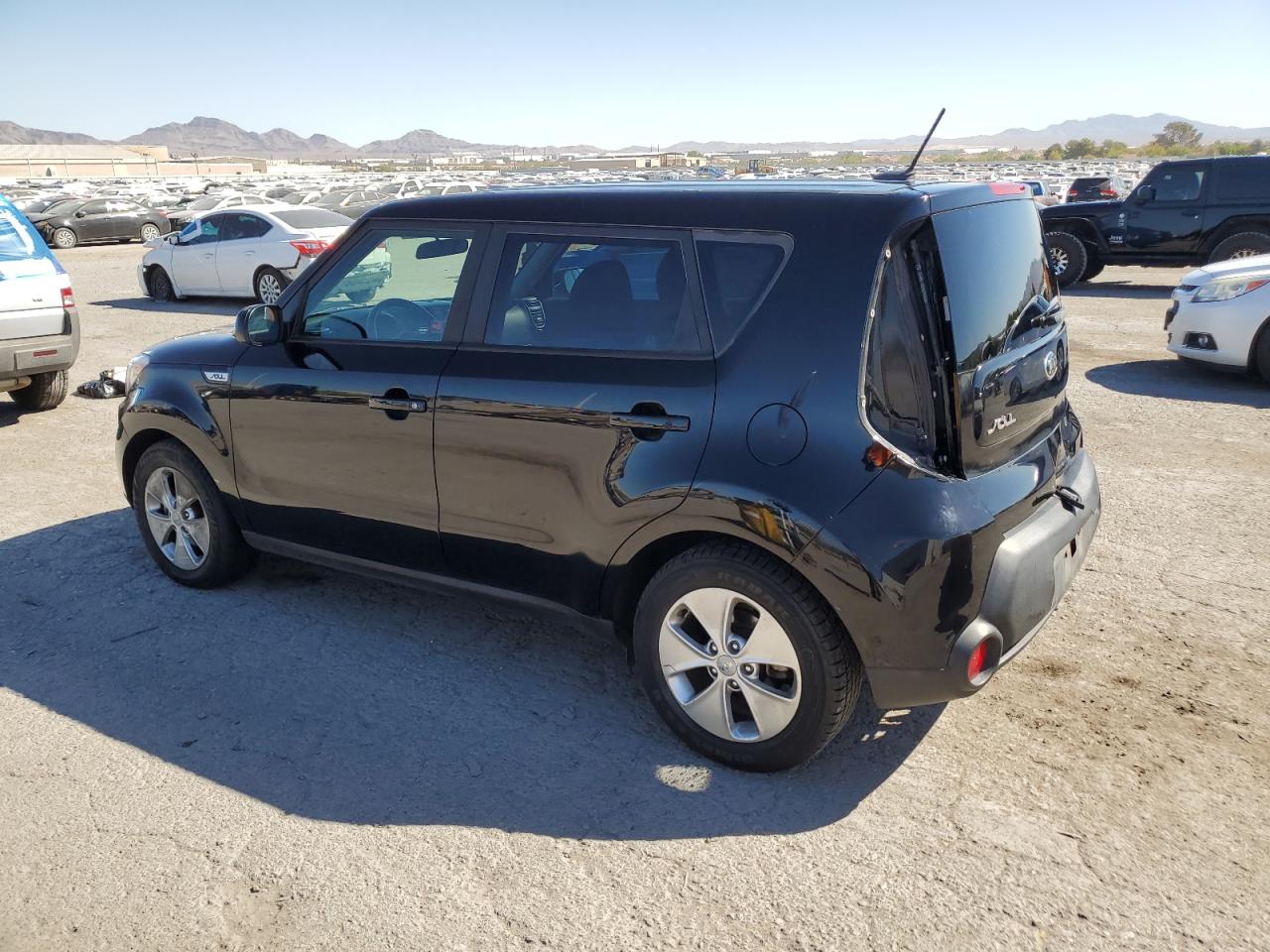 2016 KIA Soul VIN KNDJN2A27G7323187 Copart auction photo, rear end damage thumbnail 2