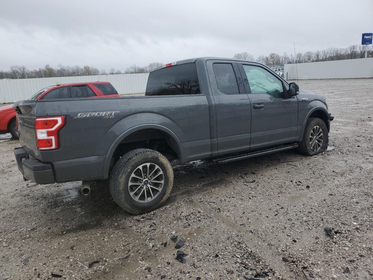 2018 Ford F-150 VIN 1FTEX1EP5JFB42145 Copart auction photo, all over damage thumbnail 3
