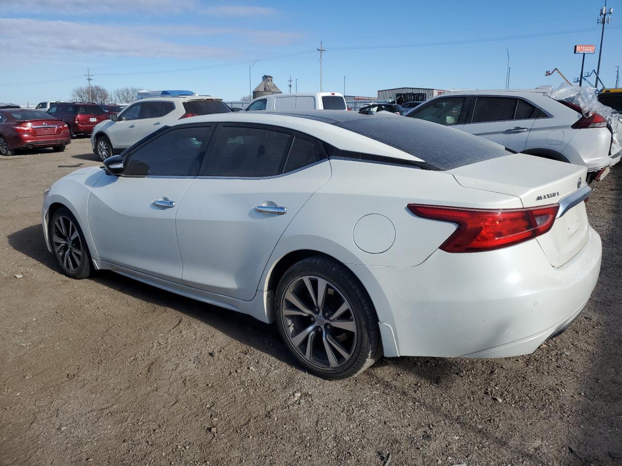 2017 Nissan Maxima VIN 1N4AA6AP9HC455011 Copart auction photo, front end / side damage thumbnail 2