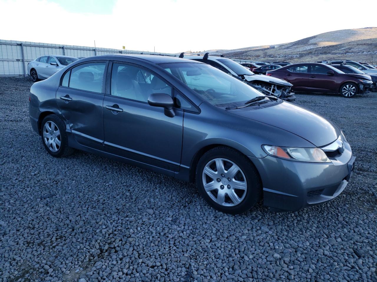 2010 Honda Civic VIN 2HGFA1F50AH588254 Copart auction photo, side damage thumbnail 4