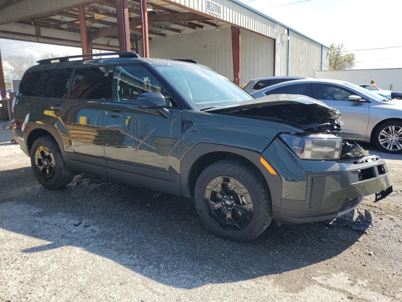 2024 Hyundai Santa Fe VIN 5NMP3DGL2RH027548 Copart auction photo, front end / side damage thumbnail 4