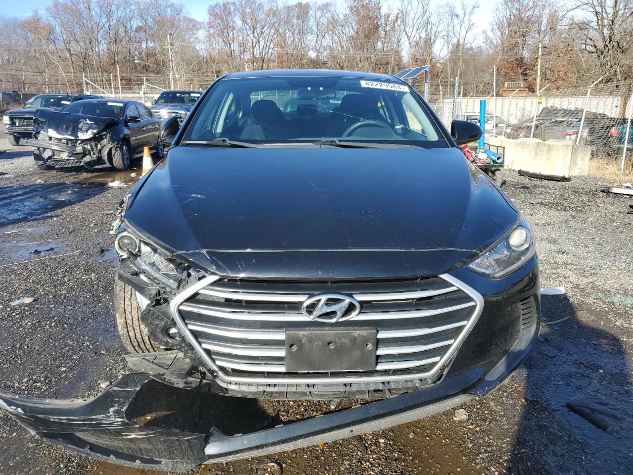 2018 Hyundai Elantra VIN 5NPD74LF9JH396048 Copart auction photo, vandalism / front end damage thumbnail 5