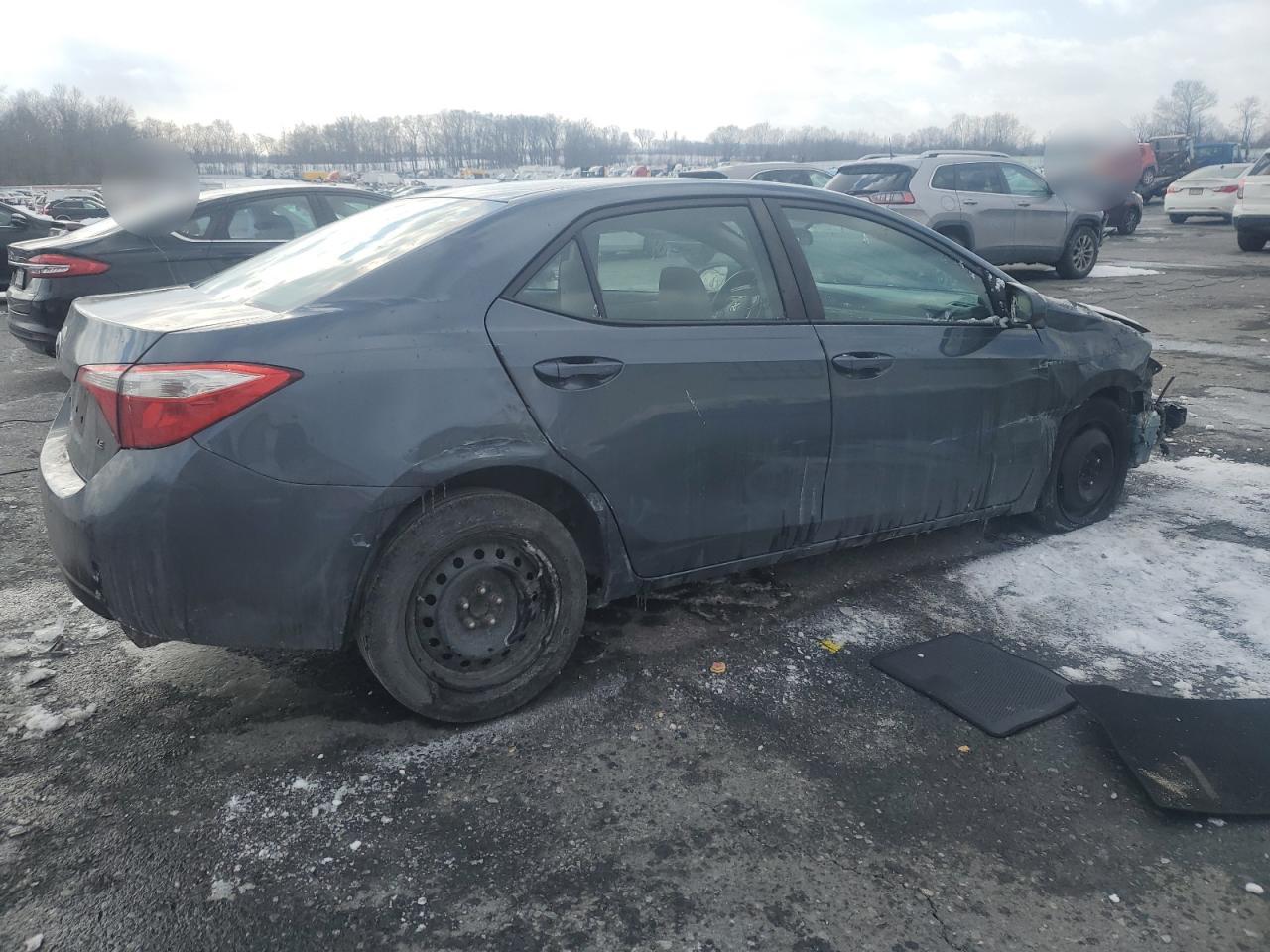 2015 Toyota Corolla VIN 2T1BURHE5FC250785 Copart auction photo, all over damage thumbnail 3