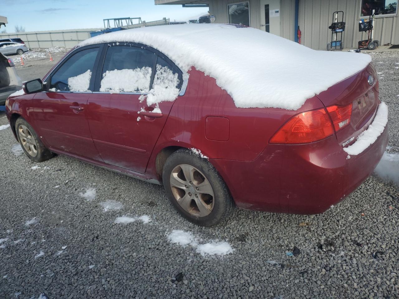 2009 KIA Optima VIN KNAGE228795316894 Copart auction photo, water/flood / front end damage thumbnail 2