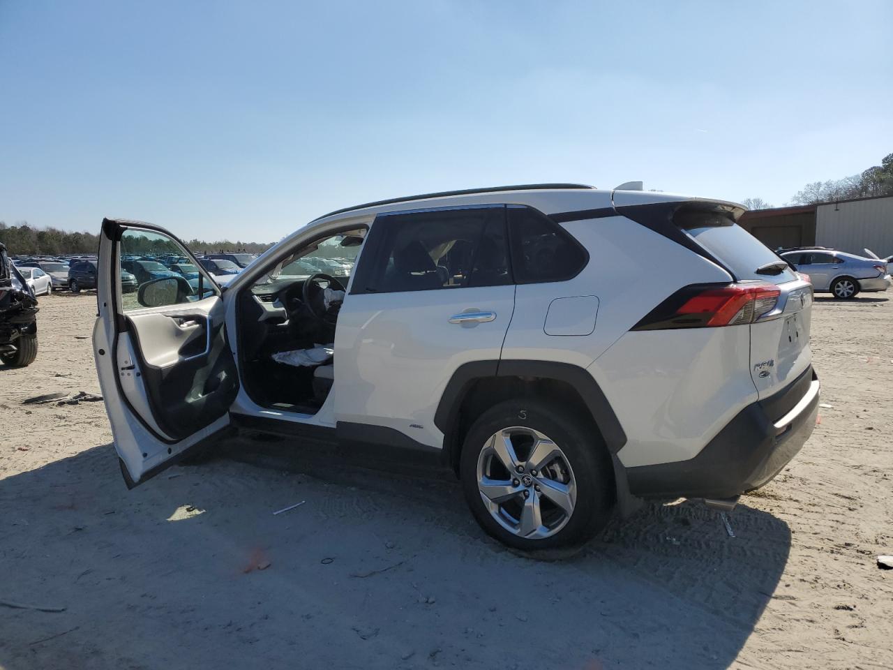 2020 Toyota RAV 4 VIN 2T3DWRFV9LW054985 Copart auction photo, front end / side damage thumbnail 2