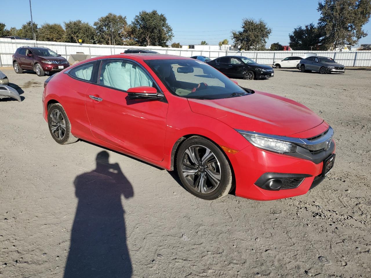 2016 Honda Civic VIN 2HGFC3B9XGH354369 Copart auction photo, undercarriage / front end damage thumbnail 4