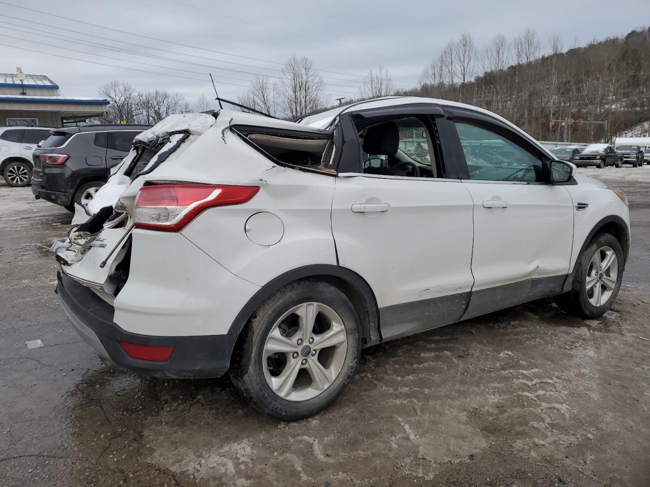 2014 Ford Escape VIN 1FMCU9GX2EUE08830 Copart auction photo, all over damage thumbnail 3