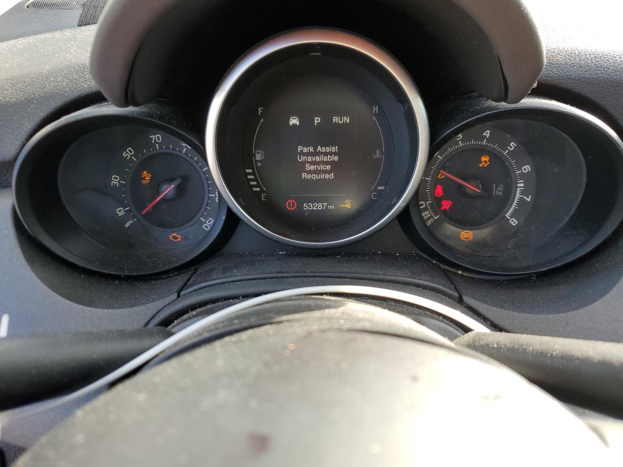 2017 Fiat 500 VIN ZFBCFXCB1HP576638 Copart auction photo, rear end / side damage thumbnail 9