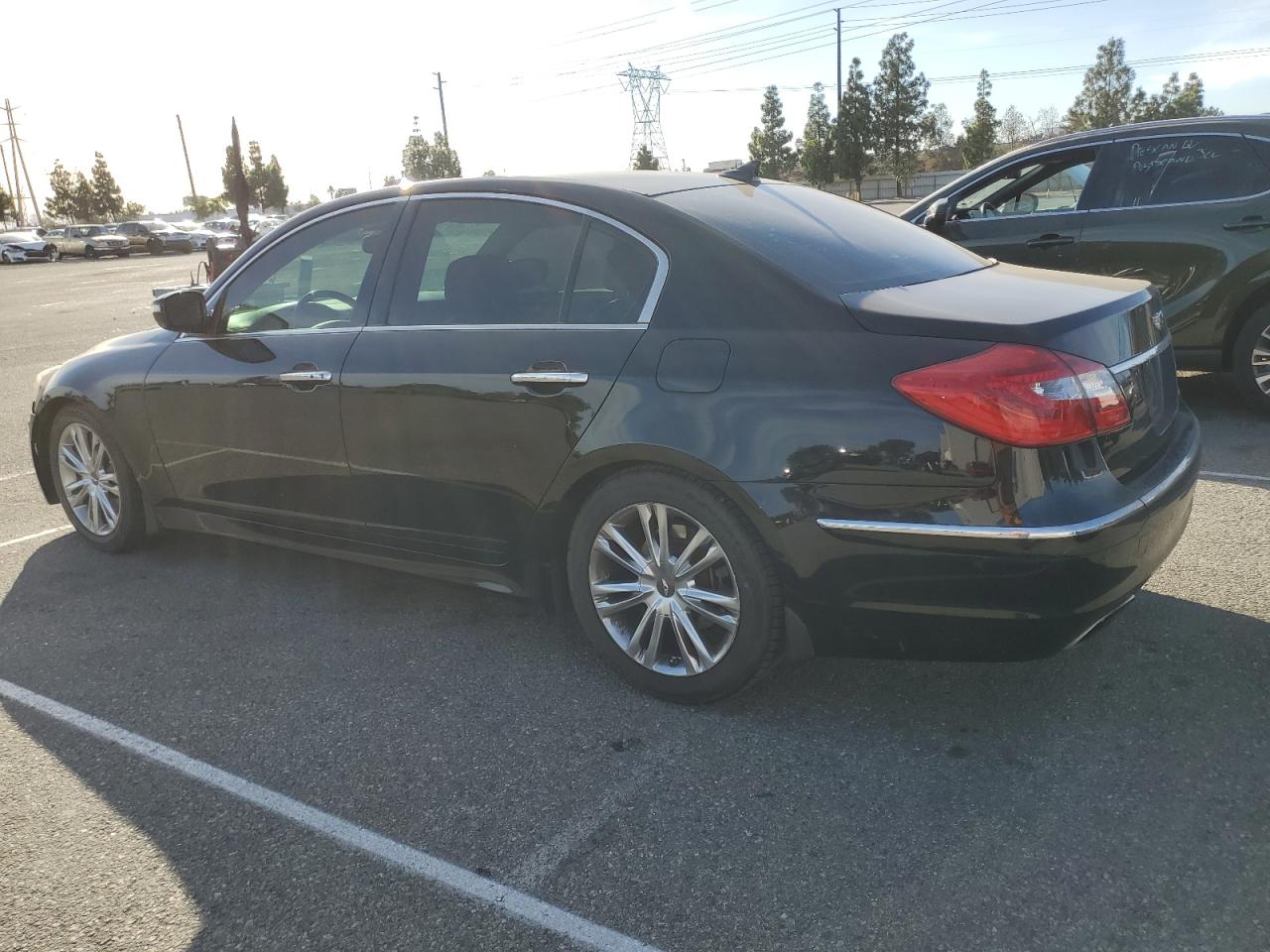 2012 Hyundai Genesis VIN KMHGC4DD7CU190169 Copart auction photo, mechanical damage thumbnail 2