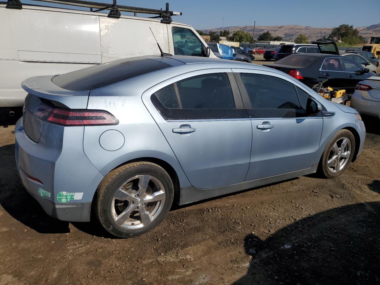 2013 Chevrolet Volt VIN 1G1RH6E48DU110364 Copart auction photo, side damage thumbnail 3
