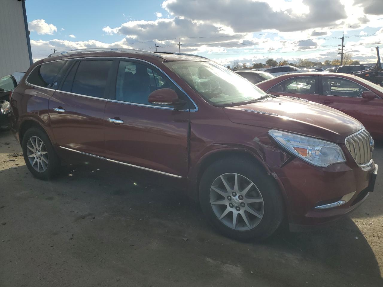 2016 Buick Enclave VIN 5GAKVBKDXGJ298181 Copart auction photo, front end damage thumbnail 4