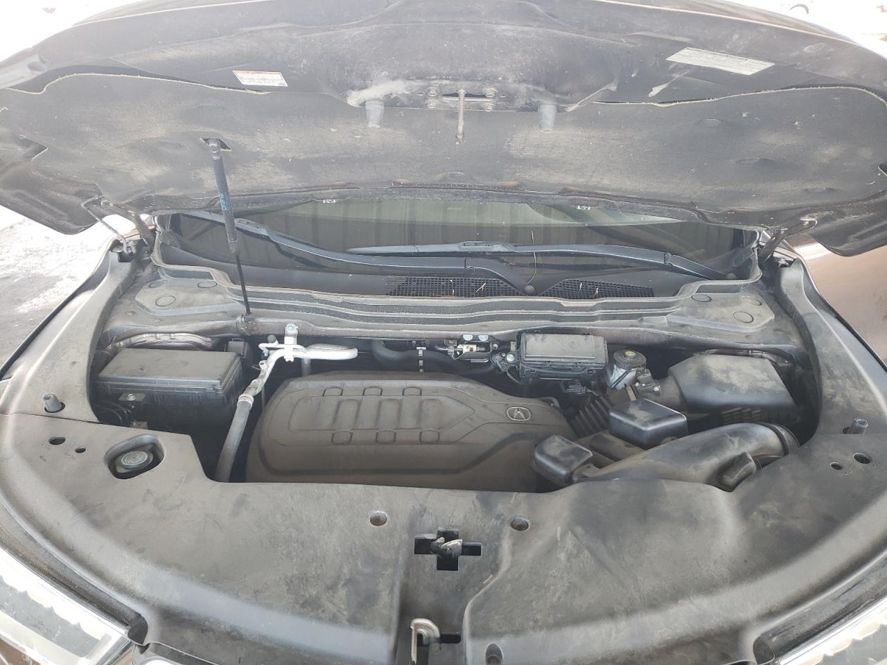 2019 Acura MDX VIN 5J8YD4H52KL022132 Copart auction photo, front end / side damage thumbnail 12