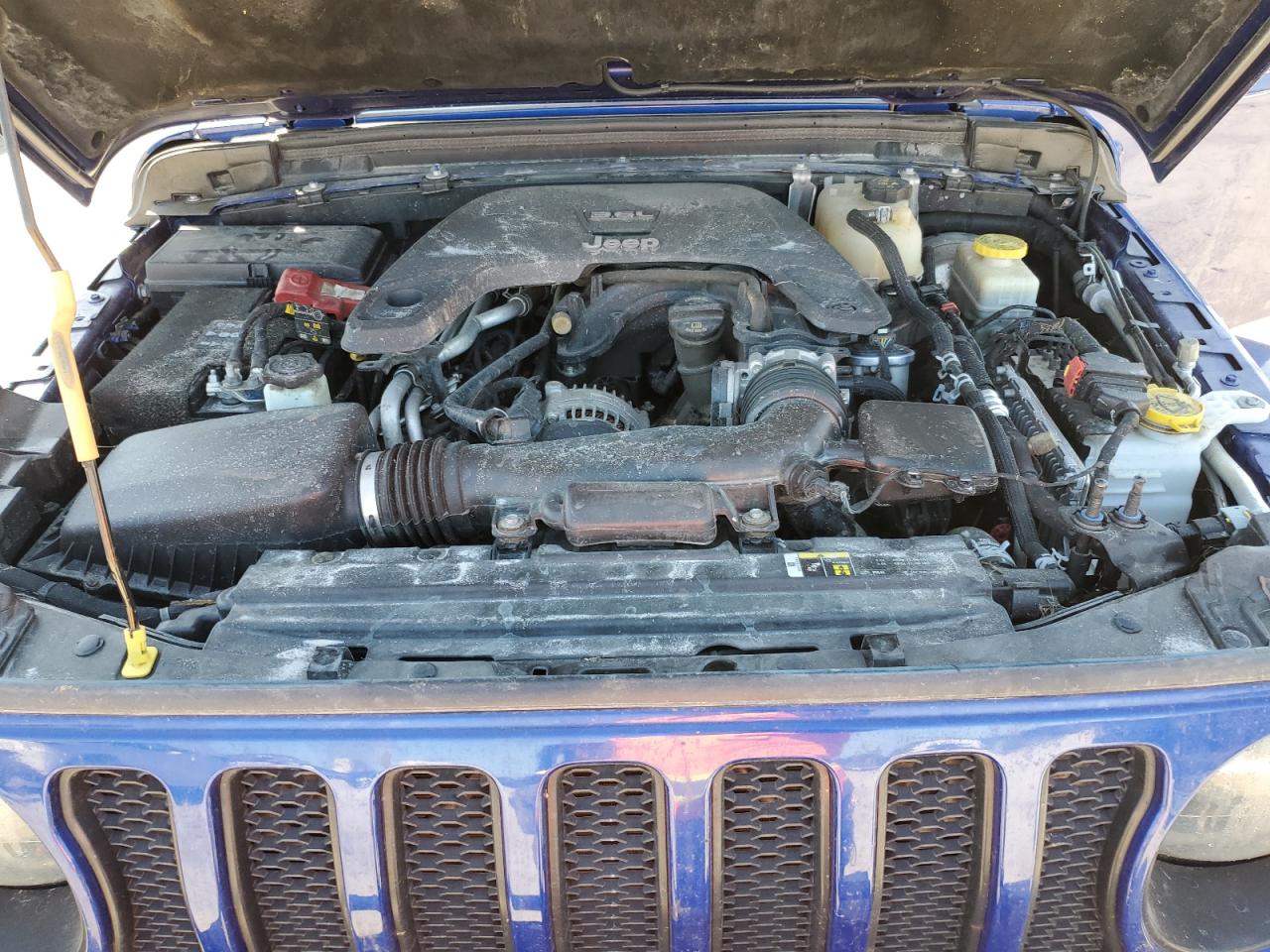 2019 Jeep Wrangler VIN 1C4HJXEG1KW625568 Copart auction photo, water/flood damage thumbnail 11