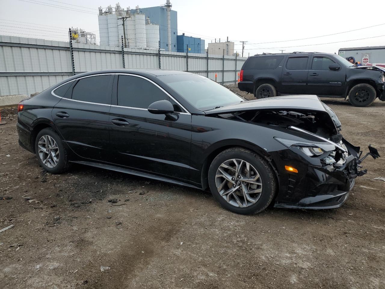2020 Hyundai Sonata VIN 5NPEL4JA7LH029384 Copart auction photo, front end damage thumbnail 4